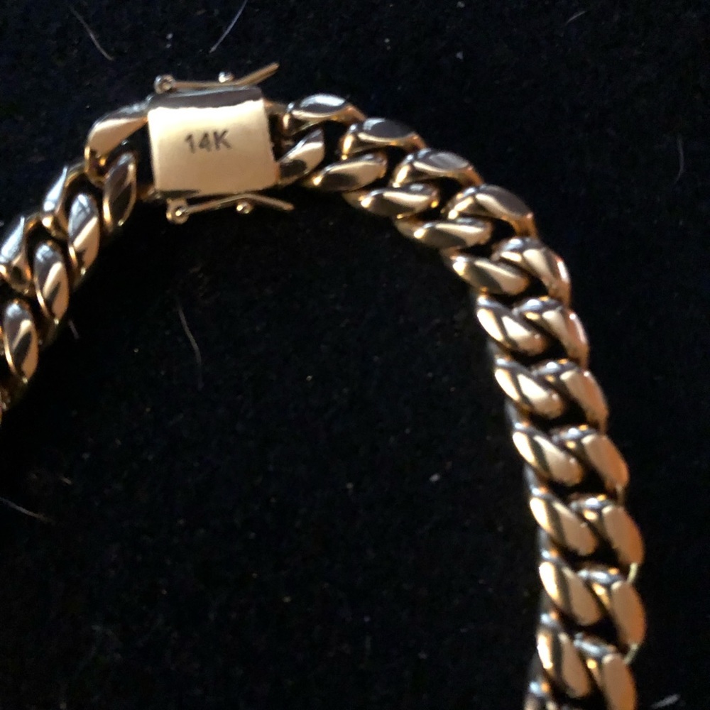 14k Cuban choker